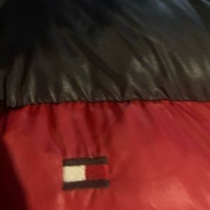 Red/blue Tommy Hilfiger puffer Coat